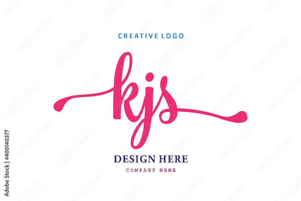 KJS lettering logo is simple, easy to understand and authoritative KJS lettering logo is simple, easy to understand and authoritative