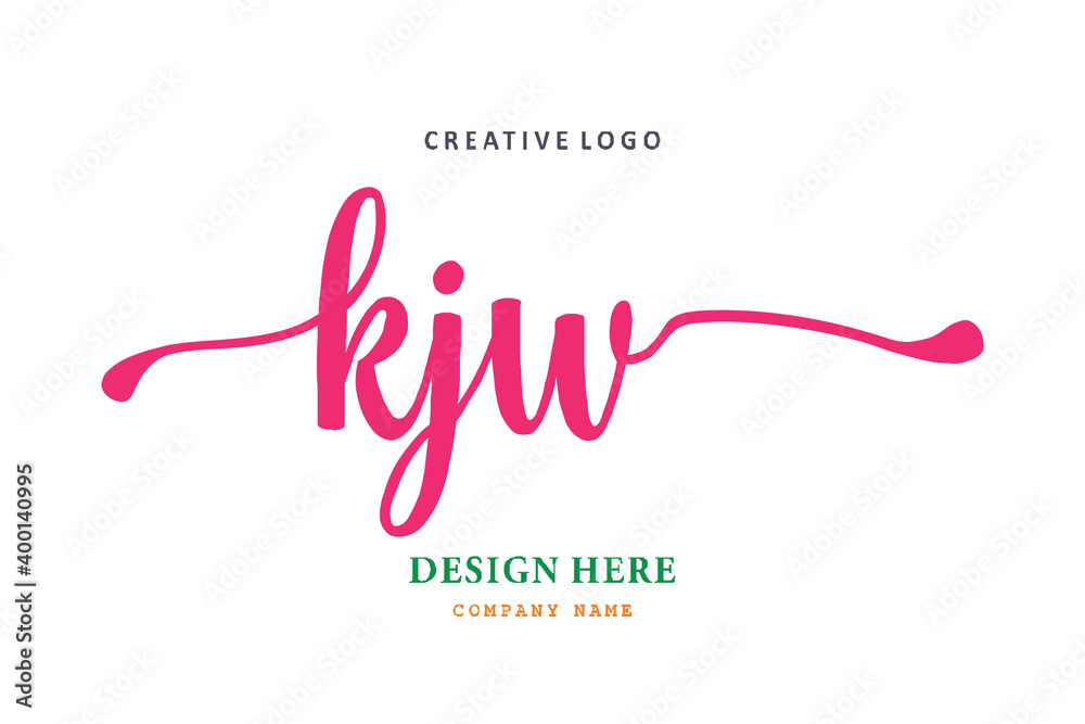 KJW lettering logo is simple, easy to understand and authoritative KJW lettering logo is simple, easy to understand and authoritative