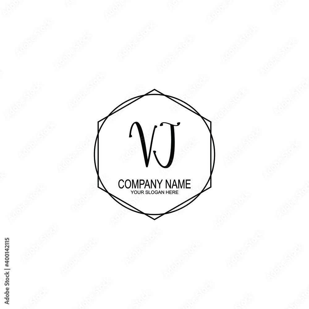 Initial VJ Handwriting, Wedding Monogram Logo Design, Modern Minimalistic and Floral templates for Invitation cards
Initial VJ Handwriting, Wedding Monogram Logo Design, Modern Minimalistic and Floral templates for Invitation cards