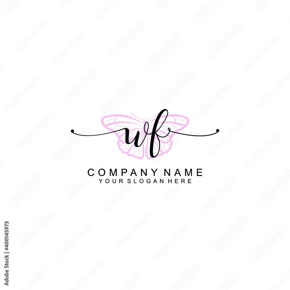 Initial WF Handwriting, Wedding Monogram Logo Design, Modern Minimalistic and Floral templates for Invitation cards
Initial WF Handwriting, Wedding Monogram Logo Design, Modern Minimalistic and Floral templates for Invitation cards