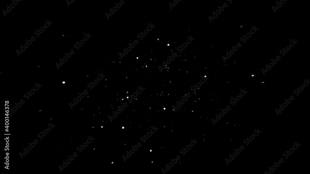 Abstract motion background shining gold particles. Shimmering Glittering Particles With Bokeh. New year and Christmas 2021 background. Seamless 4K loop video animation 