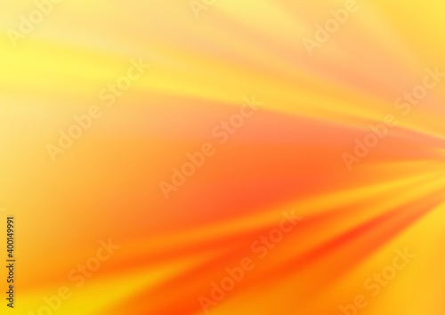 Light Yellow, Orange vector bokeh and colorful pattern.