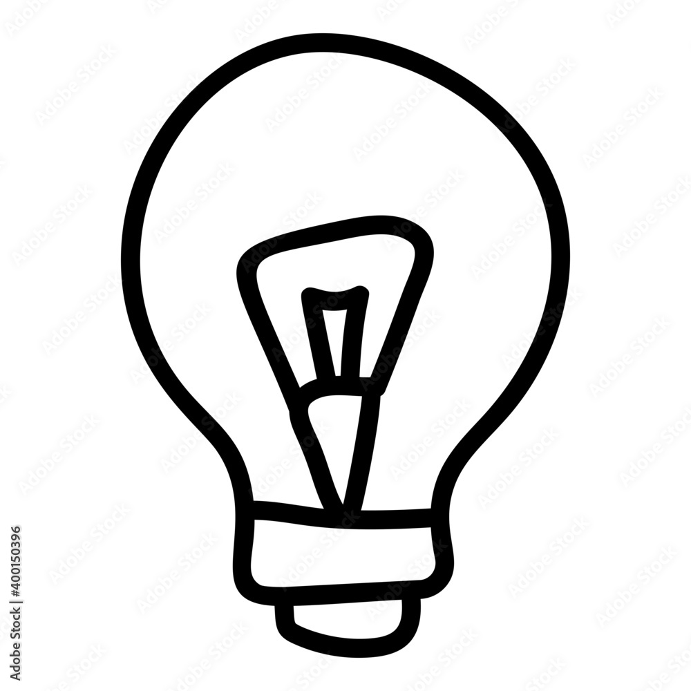 Idea icon in line design. Idea icon in line design.