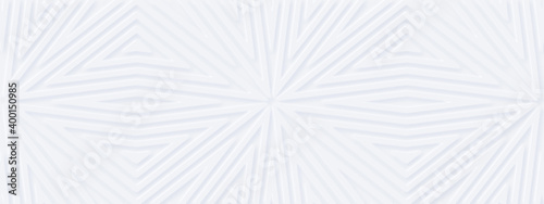 Abstract geometric white background. Meditation music design: mandala yoga flower. Scandinavian eco minimal style. Interior accent wall. DIY wooden decor - wide 3d DIY molded panels design. Mockup #7