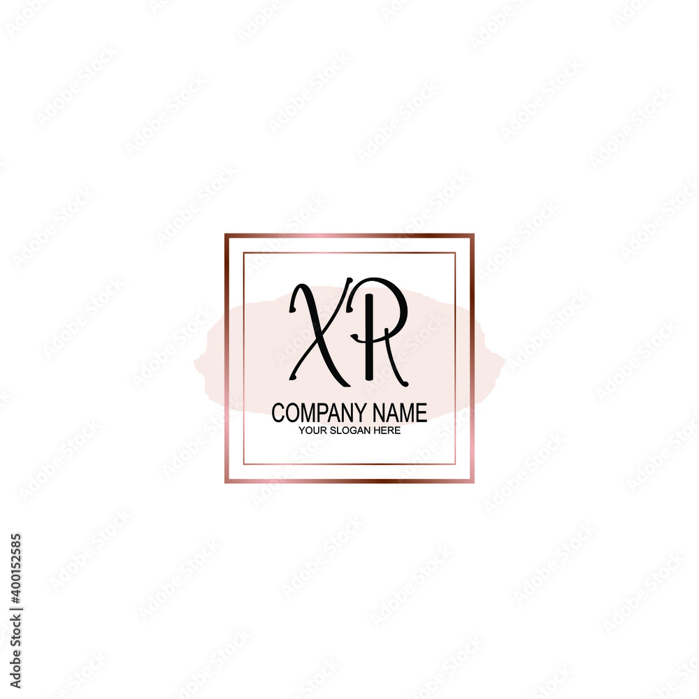 Initial XR Handwriting, Wedding Monogram Logo Design, Modern Minimalistic and Floral templates for Invitation cards Initial XR Handwriting, Wedding Monogram Logo Design, Modern Minimalistic and Floral templates for Invitation cards