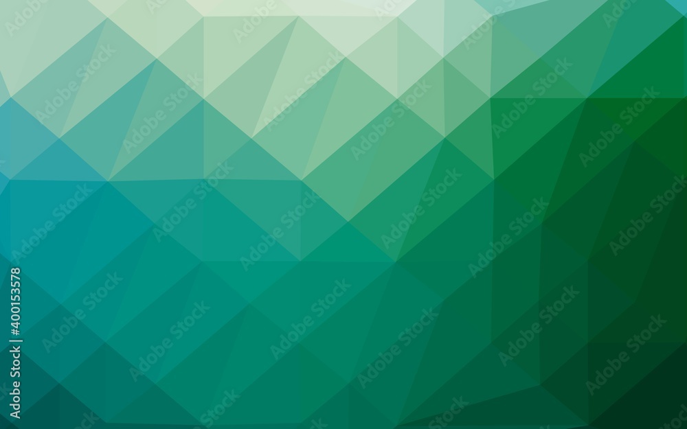 Light Blue, Green vector polygonal pattern. Light Blue, Green vector polygonal pattern.