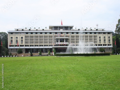 ベトナム, ホーチミン／サイゴンの統一会堂(旧大統領官邸), Reunification Palace (former presidential residence) at Ho Chi Minh (Saigon) in Vietnam. 