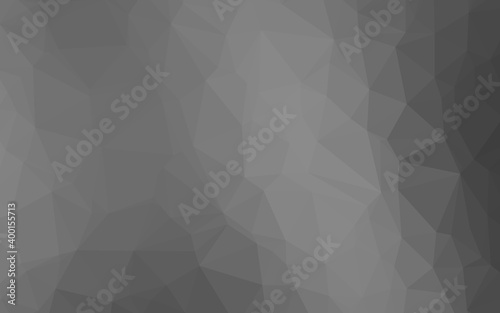 Fototapeta Naklejka Na Ścianę i Meble -  Light Silver, Gray vector polygon abstract background.