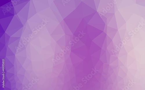 Light Purple vector low poly layout.
