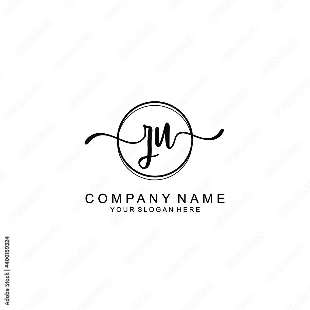 Initial ZU Handwriting, Wedding Monogram Logo Design, Modern Minimalistic and Floral templates for Invitation cards Initial ZU Handwriting, Wedding Monogram Logo Design, Modern Minimalistic and Floral templates for Invitation cards