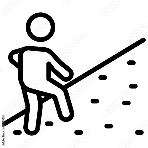 Mountain Hiking Vector 
