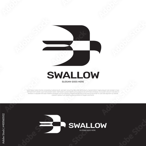 Swallow logo icon design