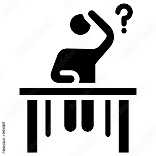Confused Student Vector