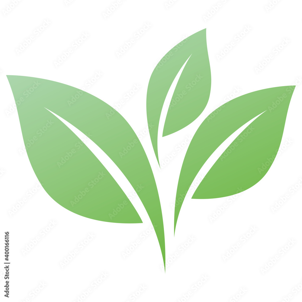 Fototapeta premium Leaves Logo Design 