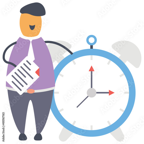Time Management Vector 