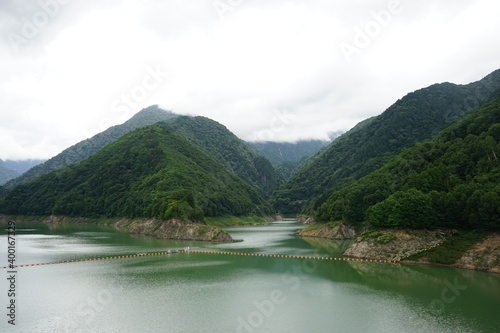 Omachi Dam in Nagano  Japan -                                         