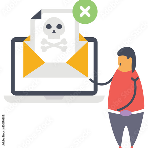 Infected Mail Vector 