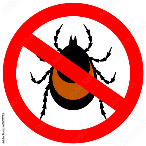 No ticks vector sign