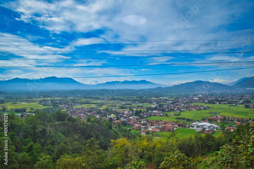 landscape with mountains