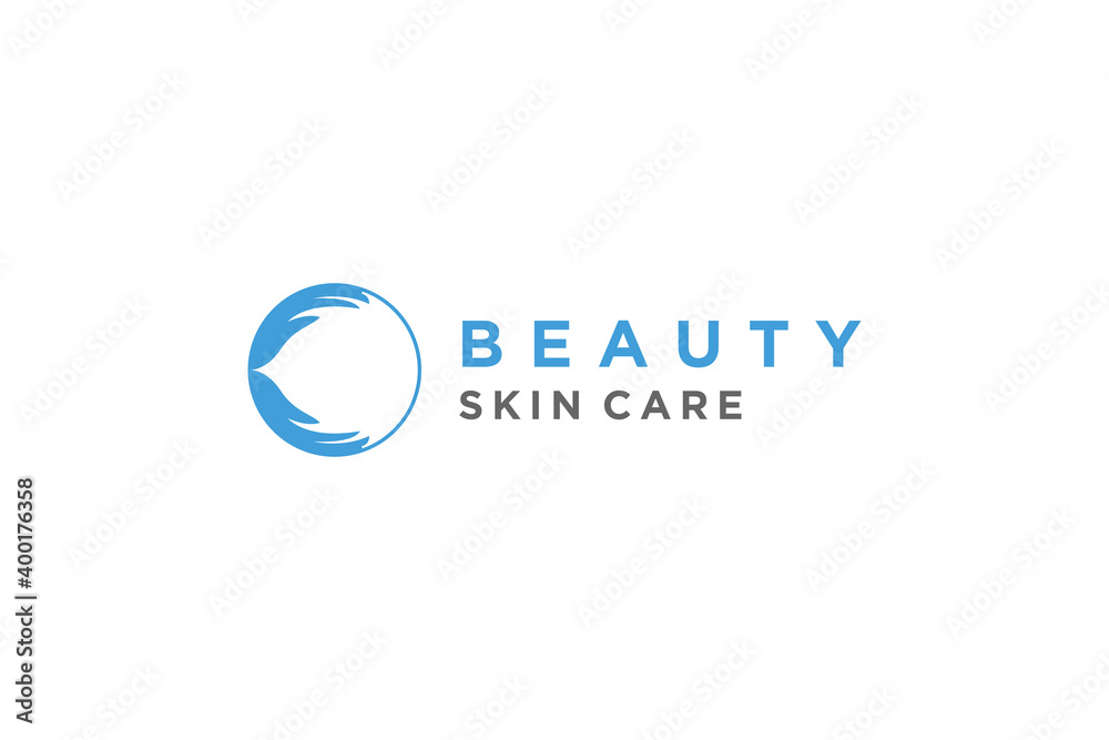 Beauty skin care salon logo, cosmetic logo icon, modern simple minimalist. Beauty skin care salon logo, cosmetic logo icon, modern simple minimalist.