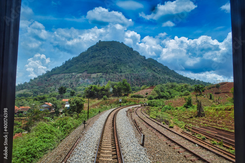 railway in the mountains
