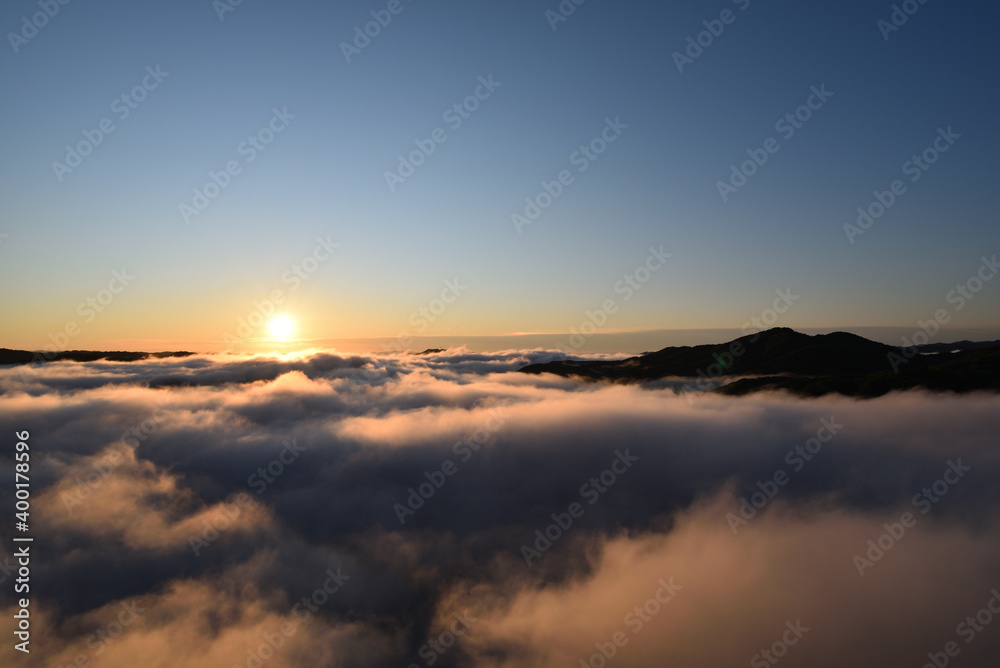 Sea of clouds in early morning