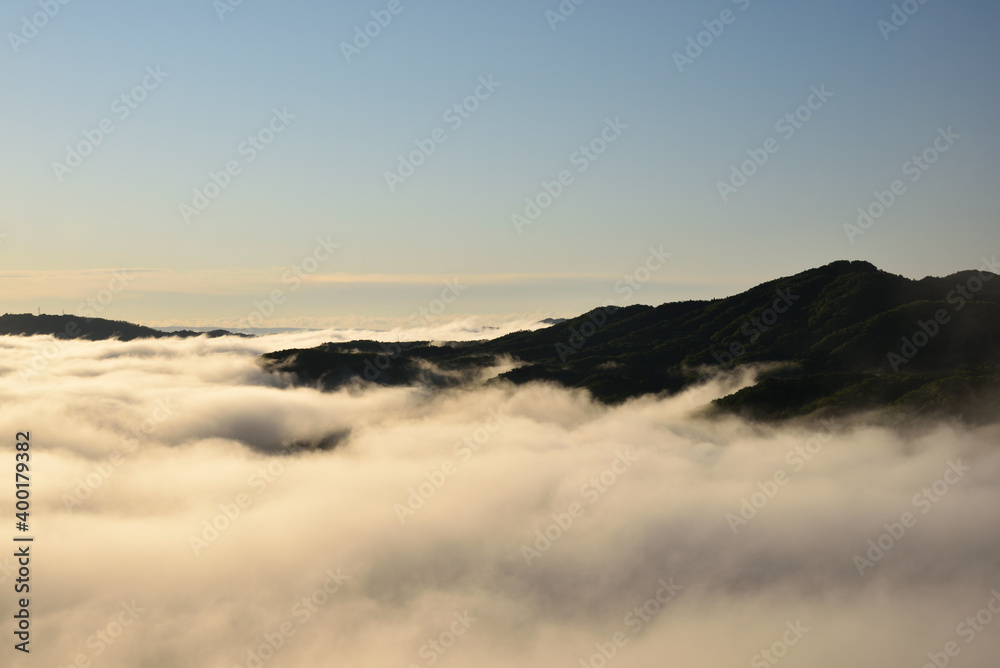 Sea of clouds in early morning Sea of clouds in early morning