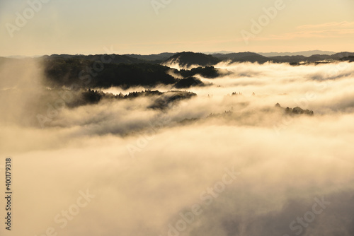 Sea of clouds in early morning