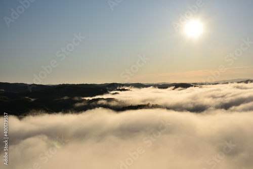 Sea of clouds in early morning