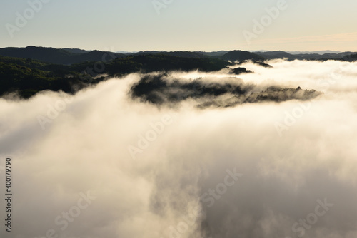 Sea of clouds in early morning