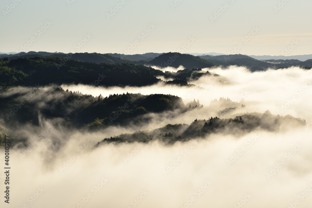 Obraz premium Sea of clouds in early morning