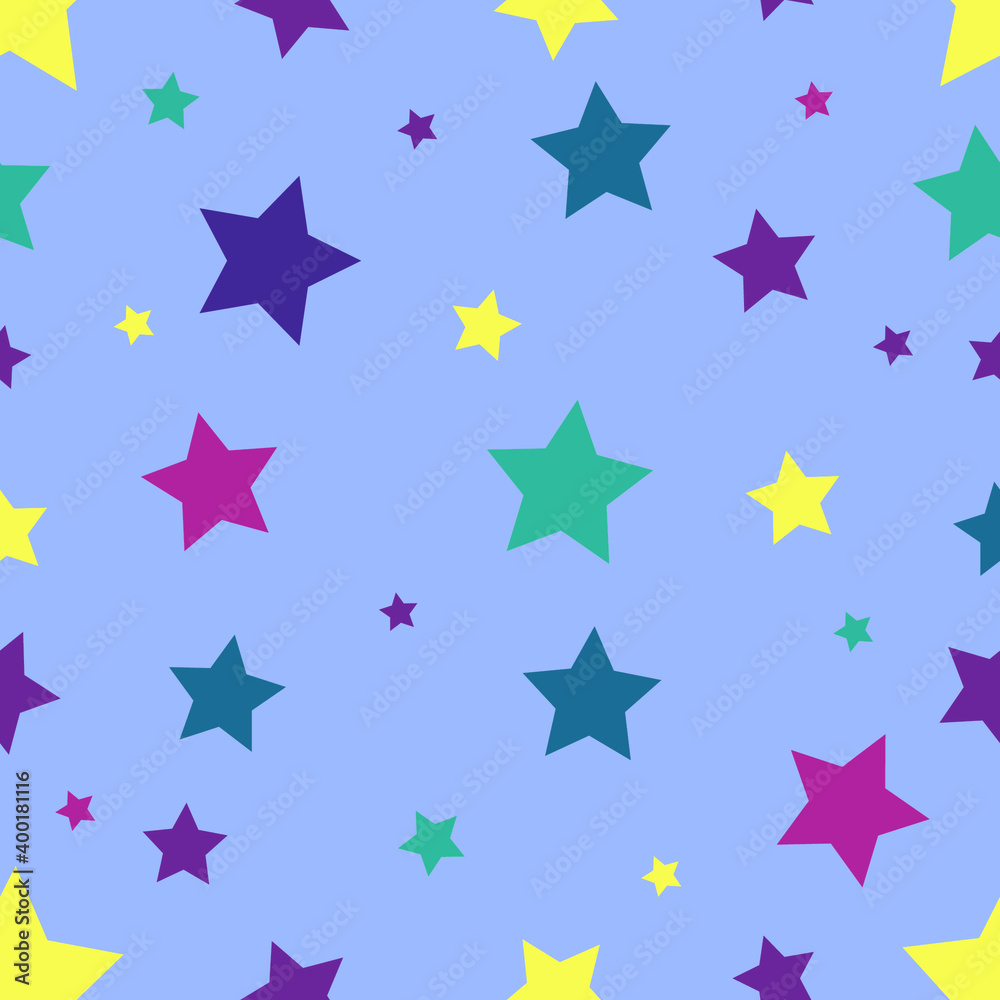 Vector of kids pattern Star. Festive background. Geometric pattern Vector of kids pattern Star. Festive background. Geometric pattern
