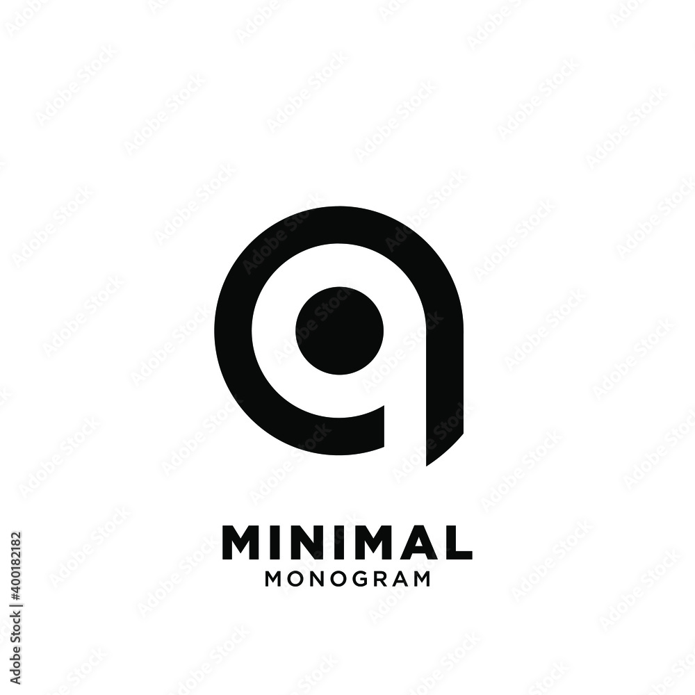 minimal initial letter q simple vector design isolated background minimal initial letter q simple vector design isolated background
