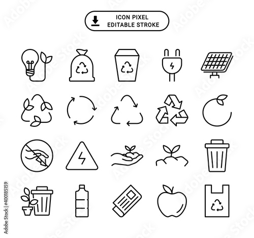 Go green icon isolated on white background