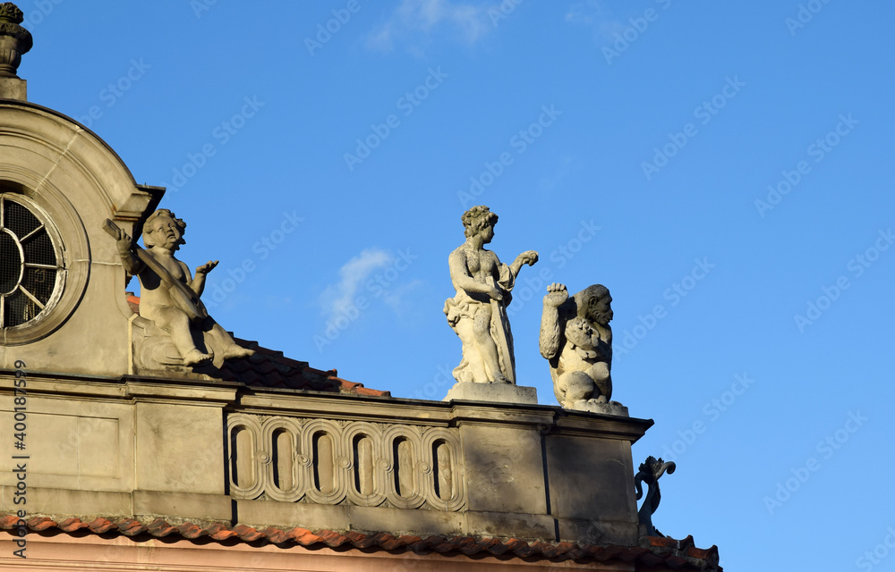 Old architecture details warsaw old town Old architecture details warsaw old town