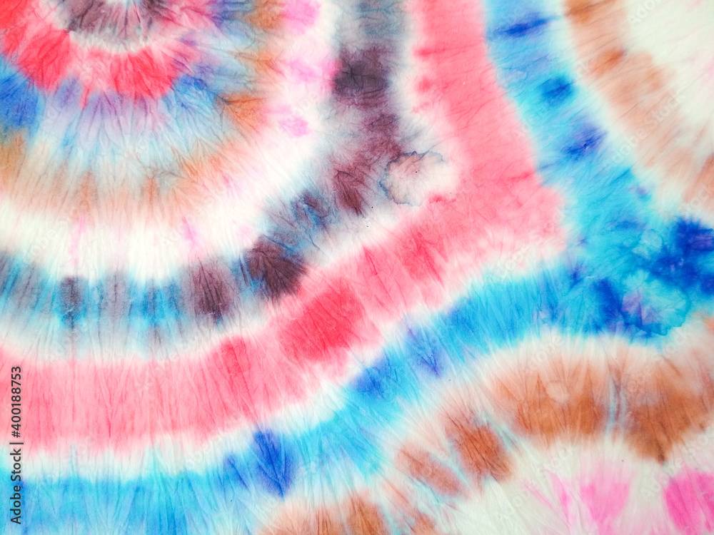 Tie Dye Design. Trendy Hand Drawn Dirty Art. Spiral Tie Dye Design. Ink Textured Japanese Background. Vibrant Fashion Fabric. Floral Watercolor Dirty Paint. Artistic Texture.