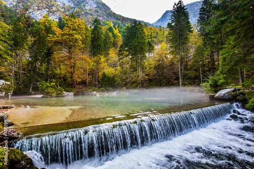 Fototapeta Naklejka Na Ścianę i Meble -  Artificial waterfall