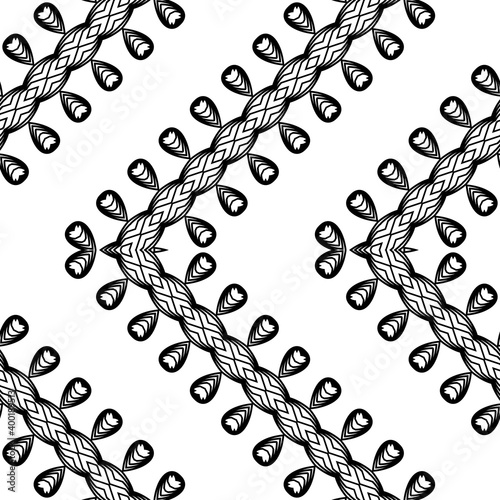 Design seamless zigzag decorative pattern