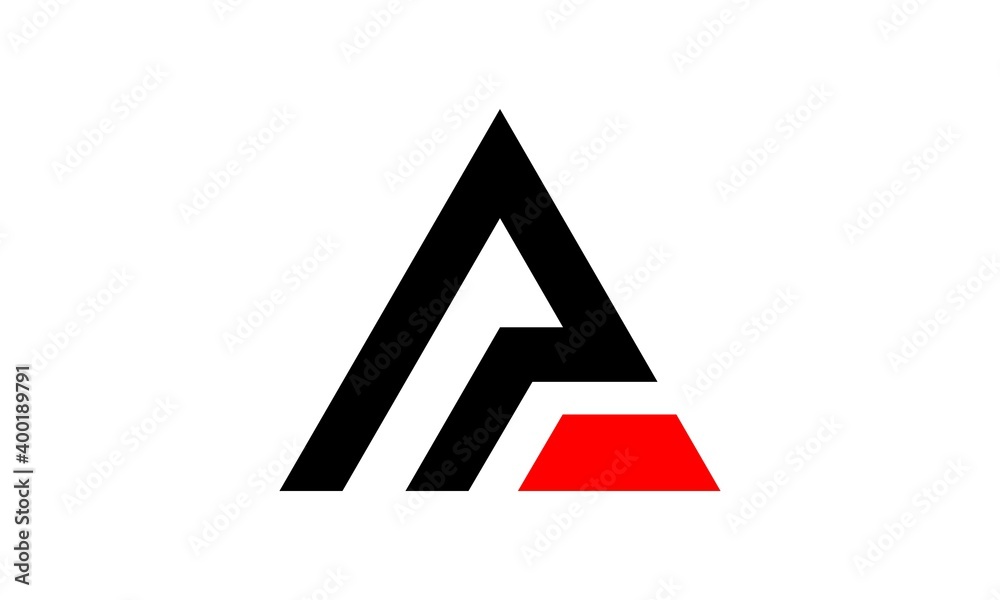 triangle A letter alphabet logo triangle A letter alphabet logo