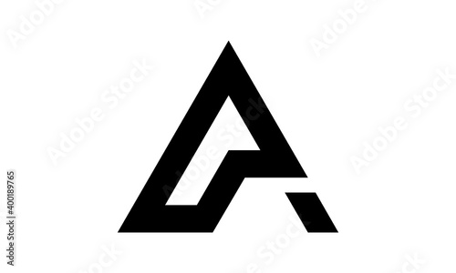 simple logo alphabet A