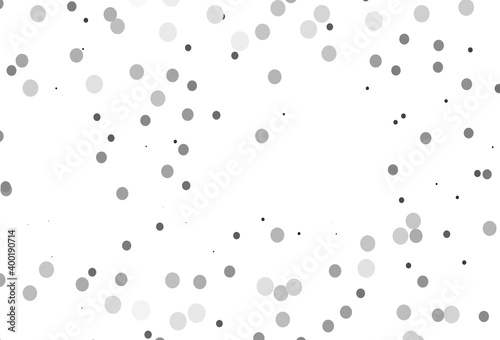 Light Silver, Gray vector layout with circle shapes.