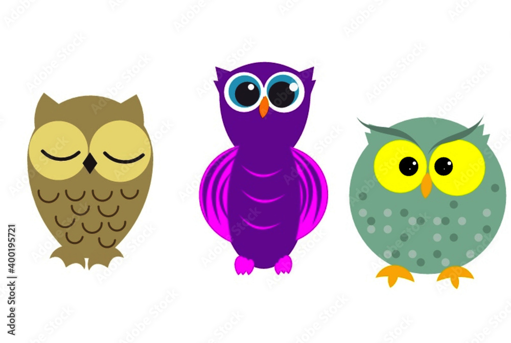 two owls sitting on a branch two owls sitting on a branch