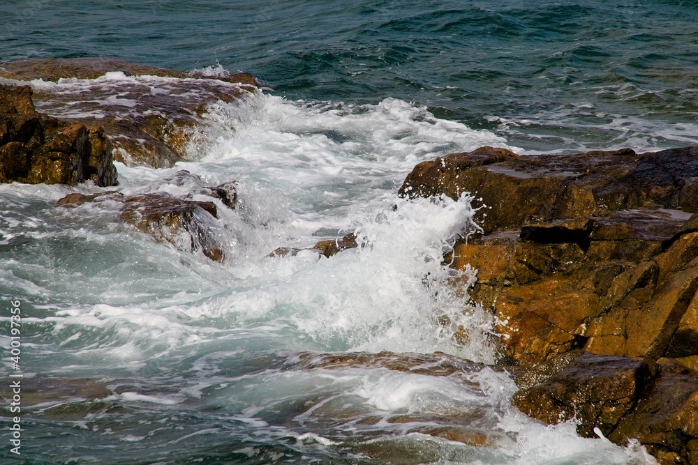 Fototapeta premium rocky coast of the region sea