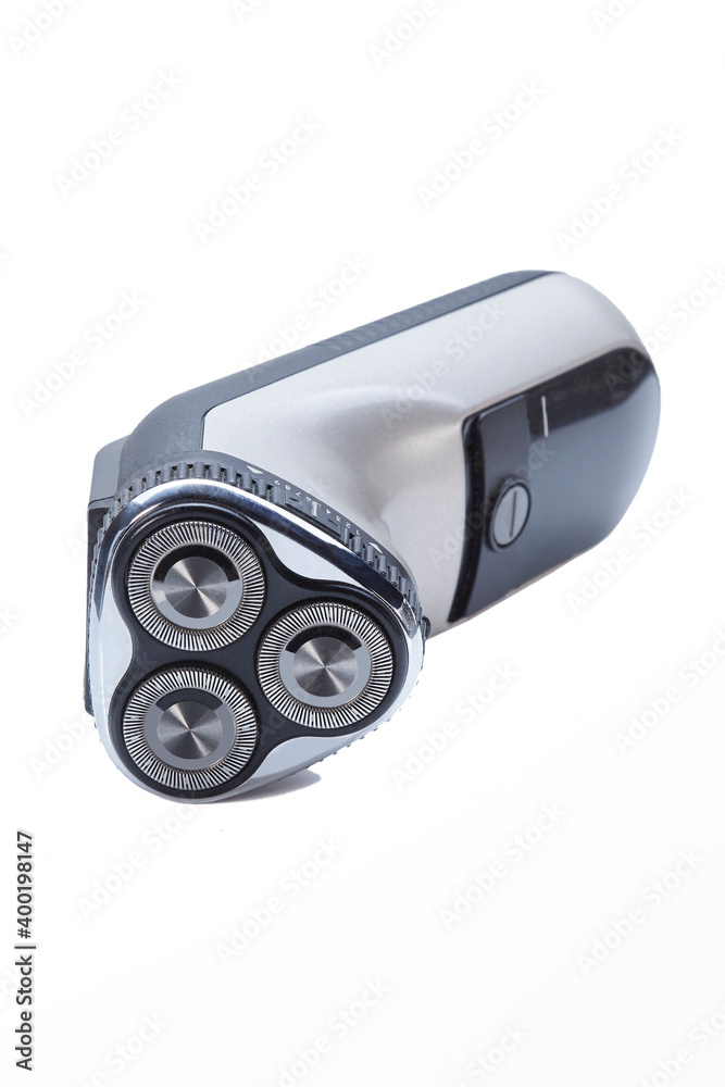 Electric shaver on light background Electric shaver on light background