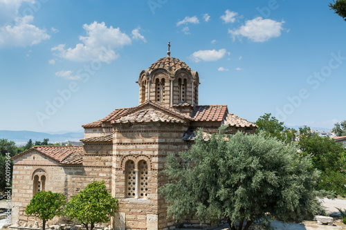 Church of the Holy Apostles ,a Byzantine church located within the Ancient Agora archaeological site in Athens
