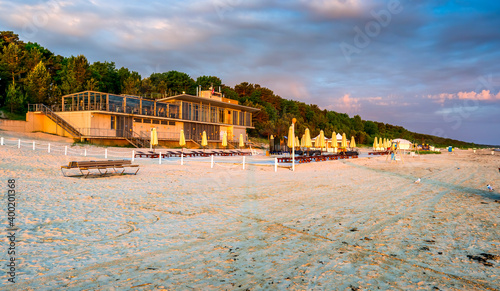 Sandy beach of the Baltic Sea,  Europe
