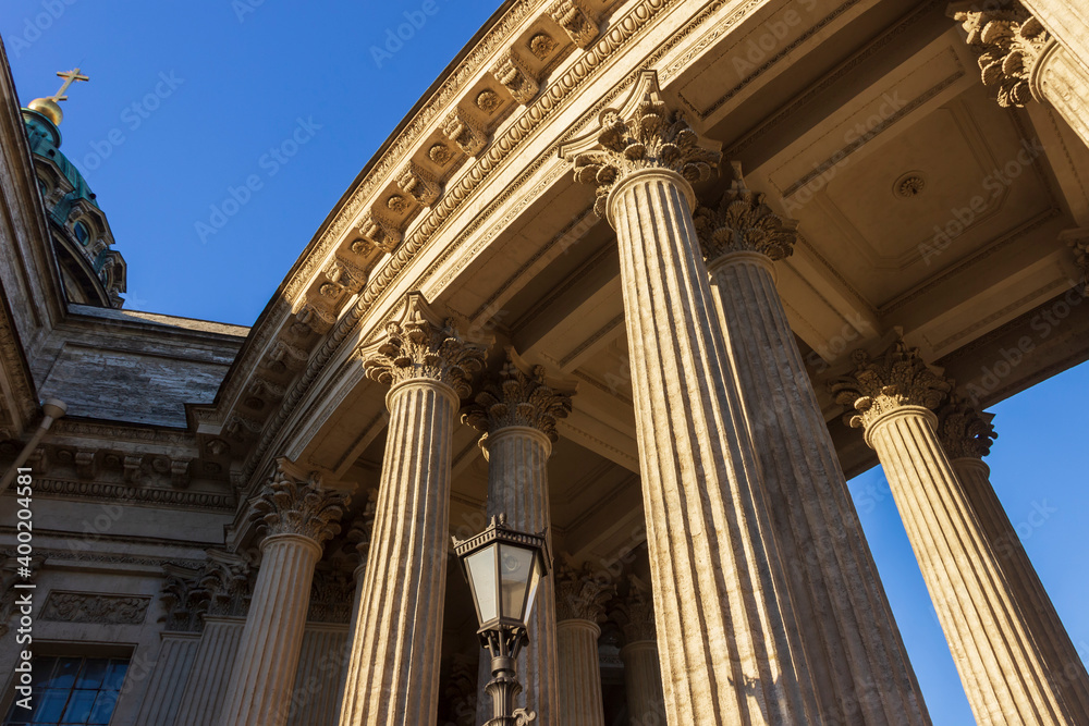 Colonnade of the Kazan Cathedral in St. Petersburg. Colonnade of the Kazan Cathedral in St. Petersburg.