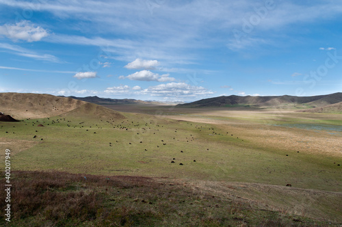 landscape with mountains