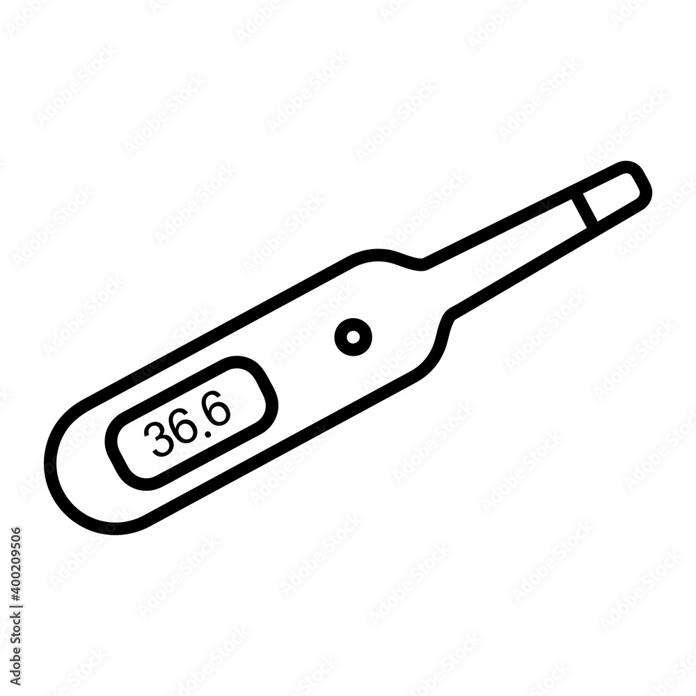 electronic thermometer icon. Covid-19, 2019-nCoV in China, Wuhan. Isolated on white background. Vector illustration eps10. Sign or symbol electronic thermometer icon. Covid-19, 2019-nCoV in China, Wuhan. Isolated on white background. Vector illustration eps10. Sign or symbol