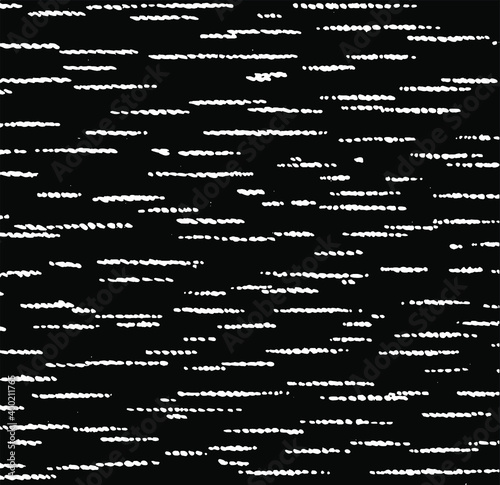 Grid spotted pattern. Abstract grunge halftone lined texture. Distressed uneven grunge background. Abstract vector illustration. Overlay to create interesting effect and depth. Isolated on white.